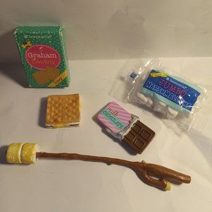 American Girl toasted marshmallow and smores set